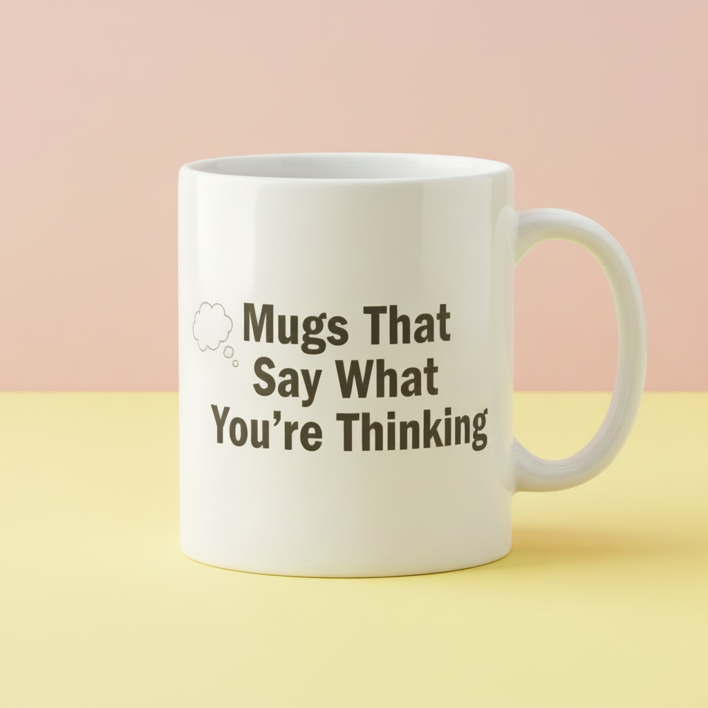 Mugs That Say What You're Thinking